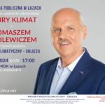 Plakat zapowiadający spotkanie szkoleniowe z Tomaszem Zubilewiczem 22 października 2024 roku o godzinie 17