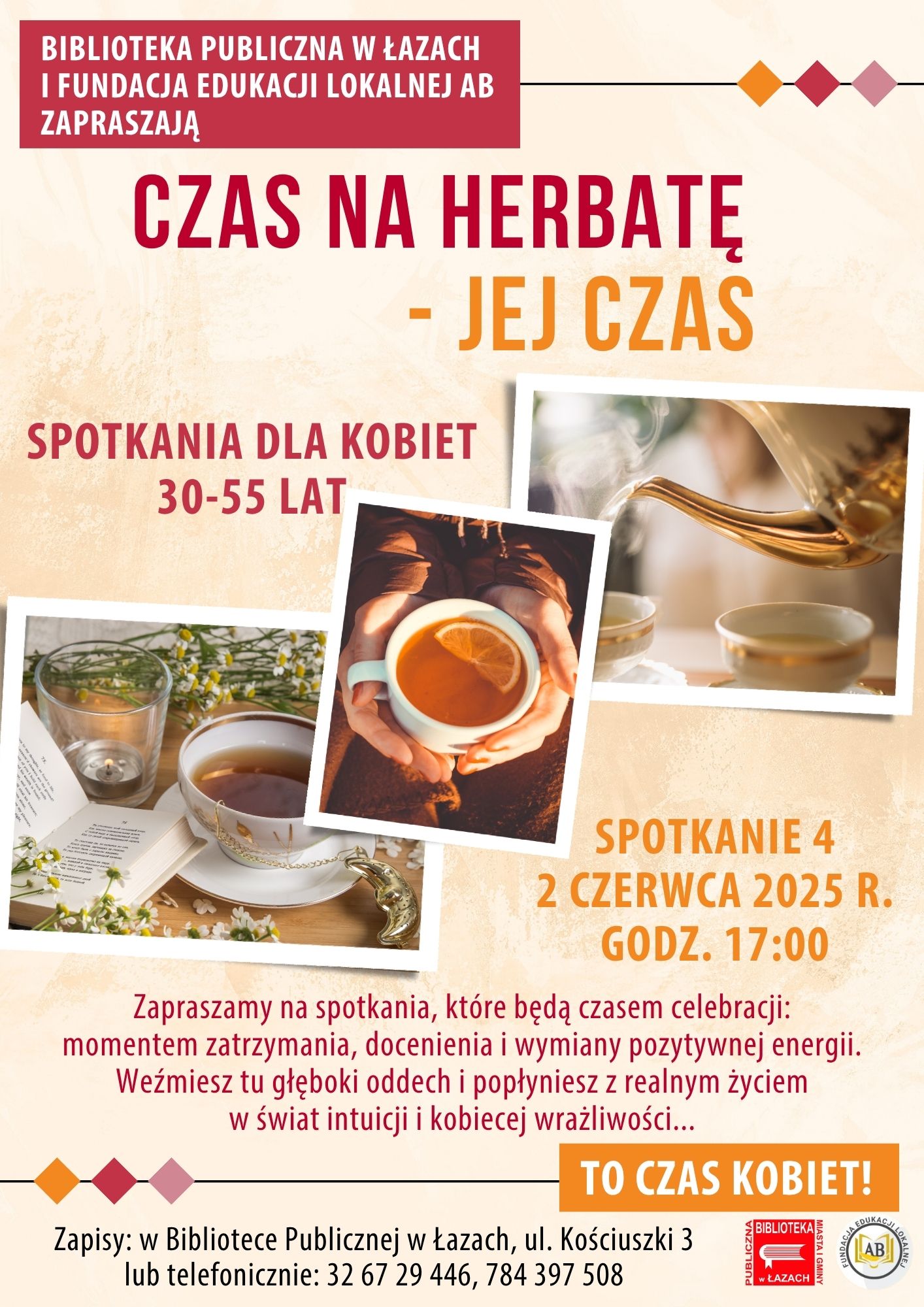 Czas na herbatę – jej czas: spotkanie czwarte – zapowiedź