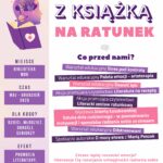 Z książką na ratunek - plakat informacyjny zapowiadający projekt