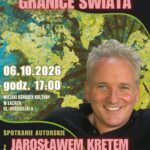 Plakat zapowiadający spotkanie autorskie z Jarosławem Kretem 6 października 2026 roku o godzinie 17